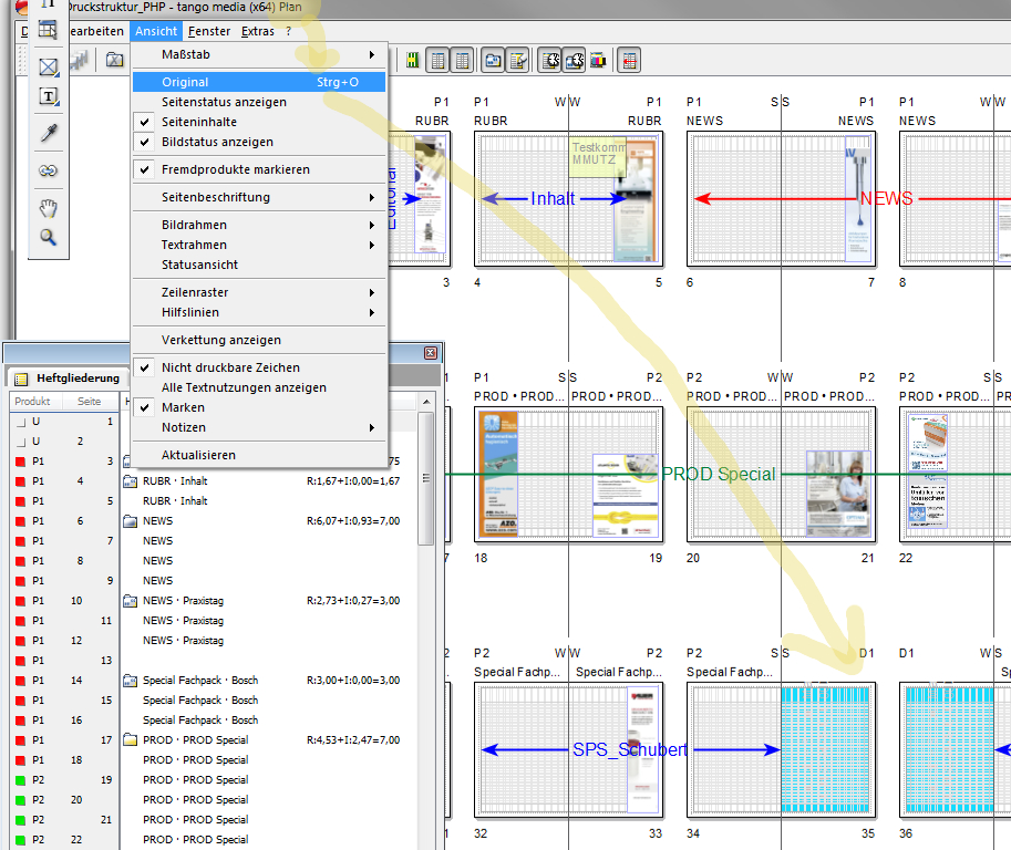 Einhefter_in_Blattplan_blau_eingefärbt